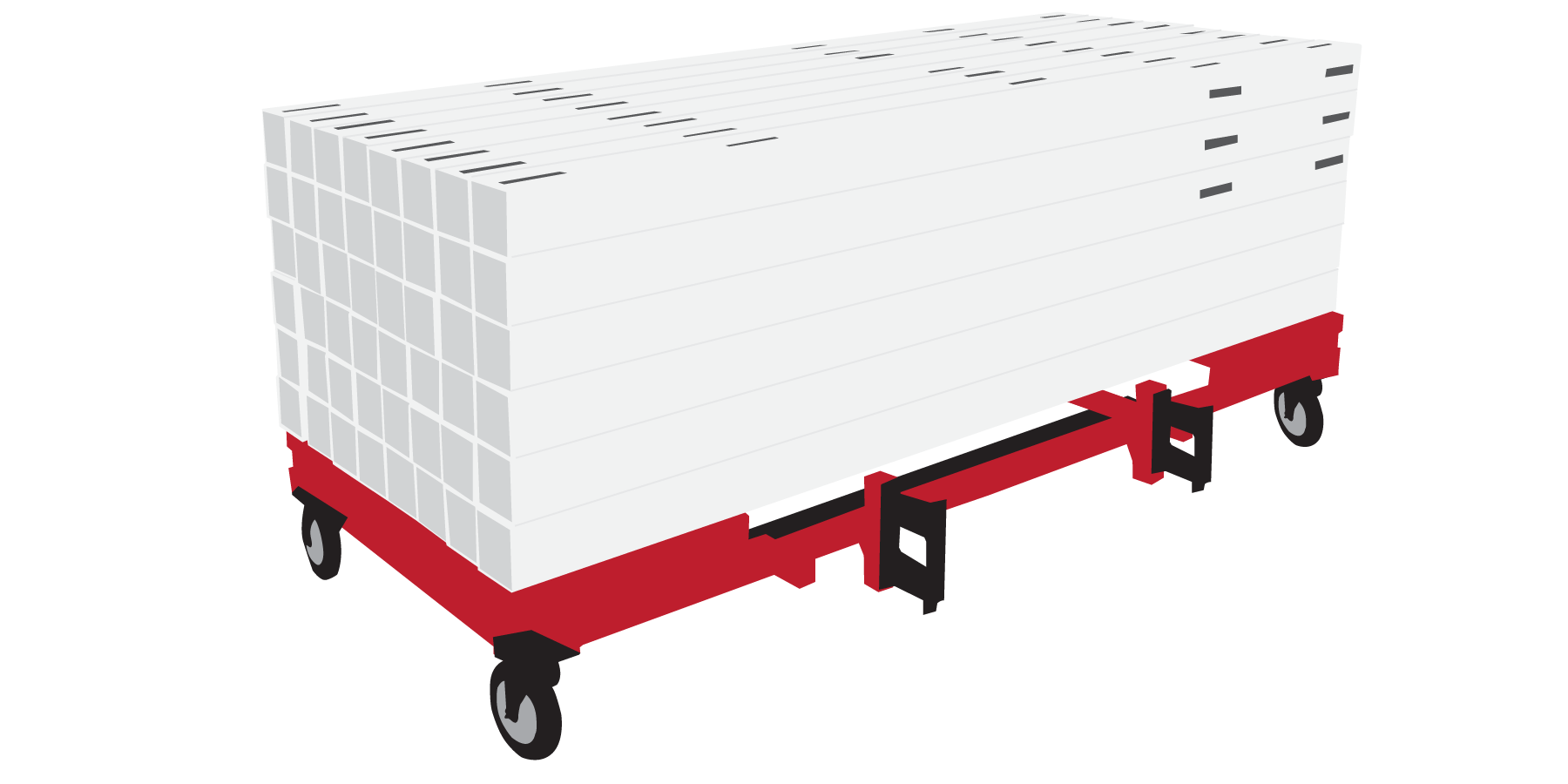 Part cart vector