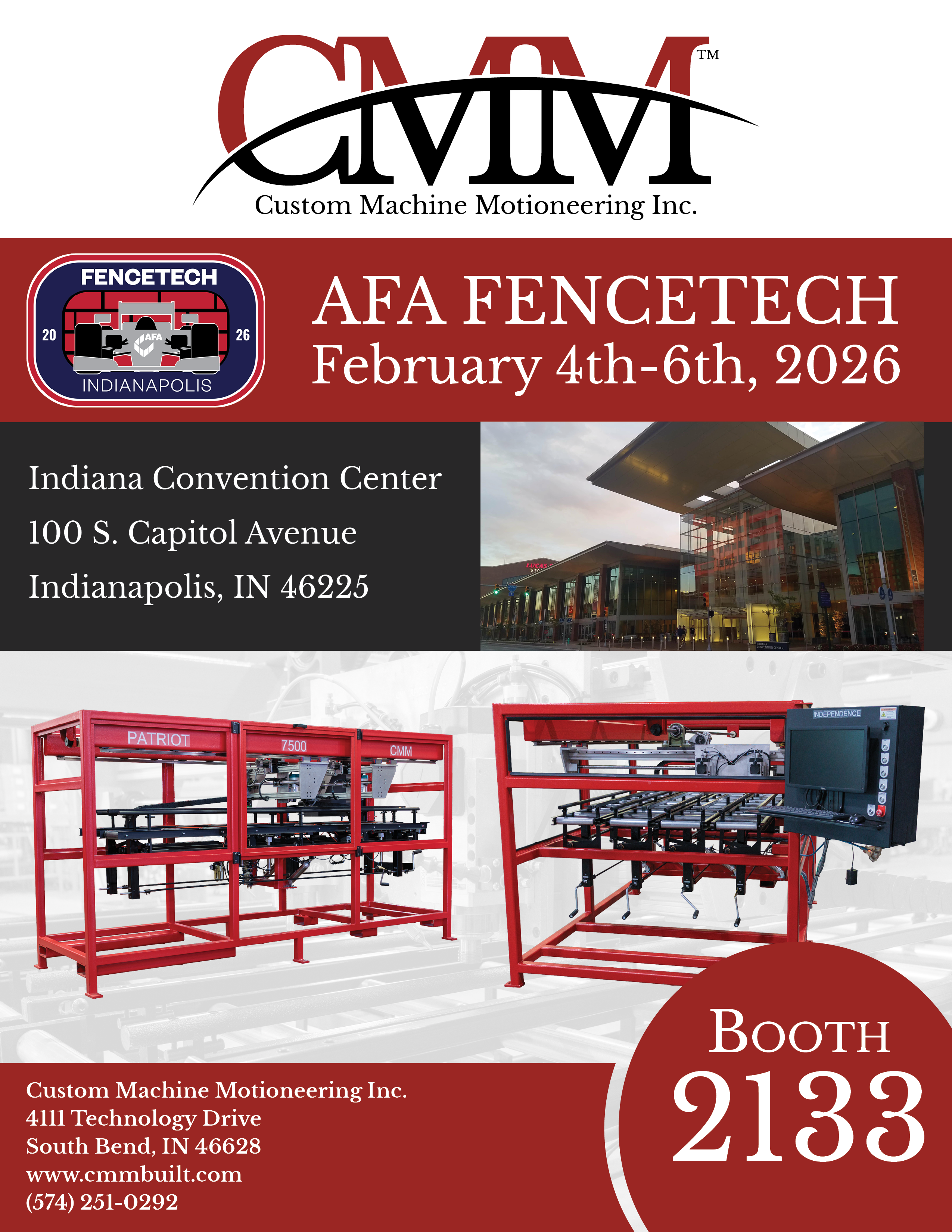 Fence Tech booth flyer