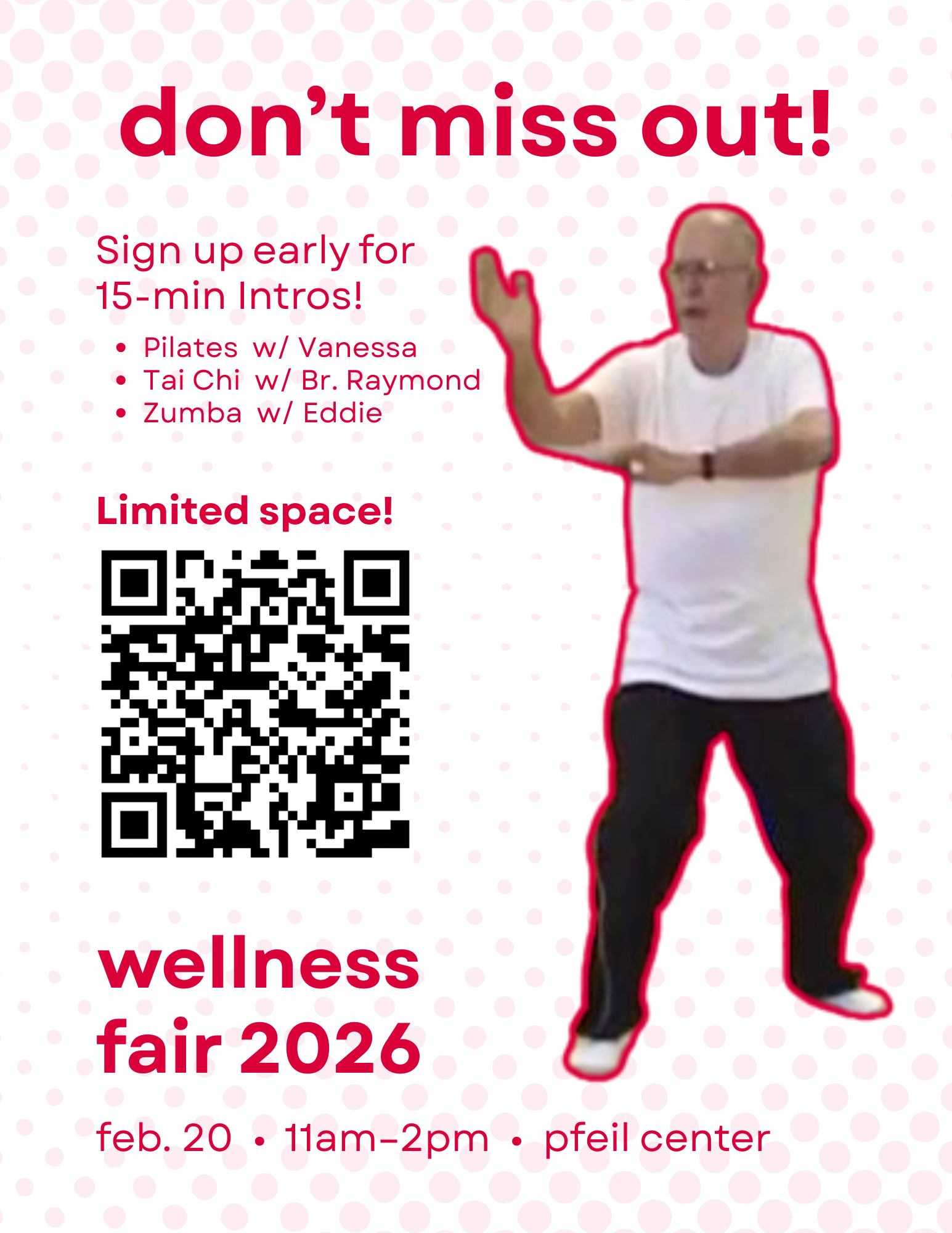 Wellness Fair poster: free smoothies on the smoothie bike
