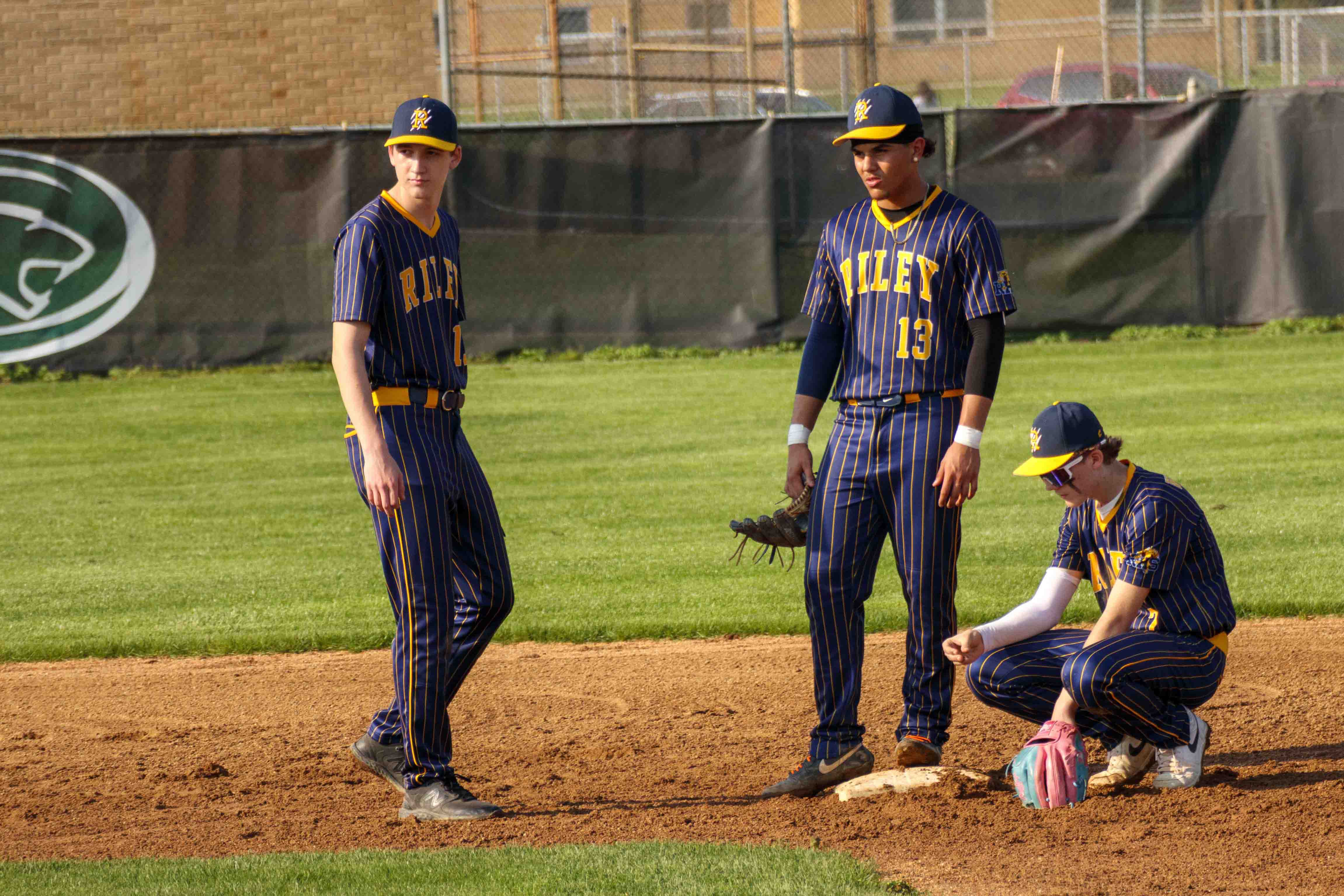 Riley High School baseball players