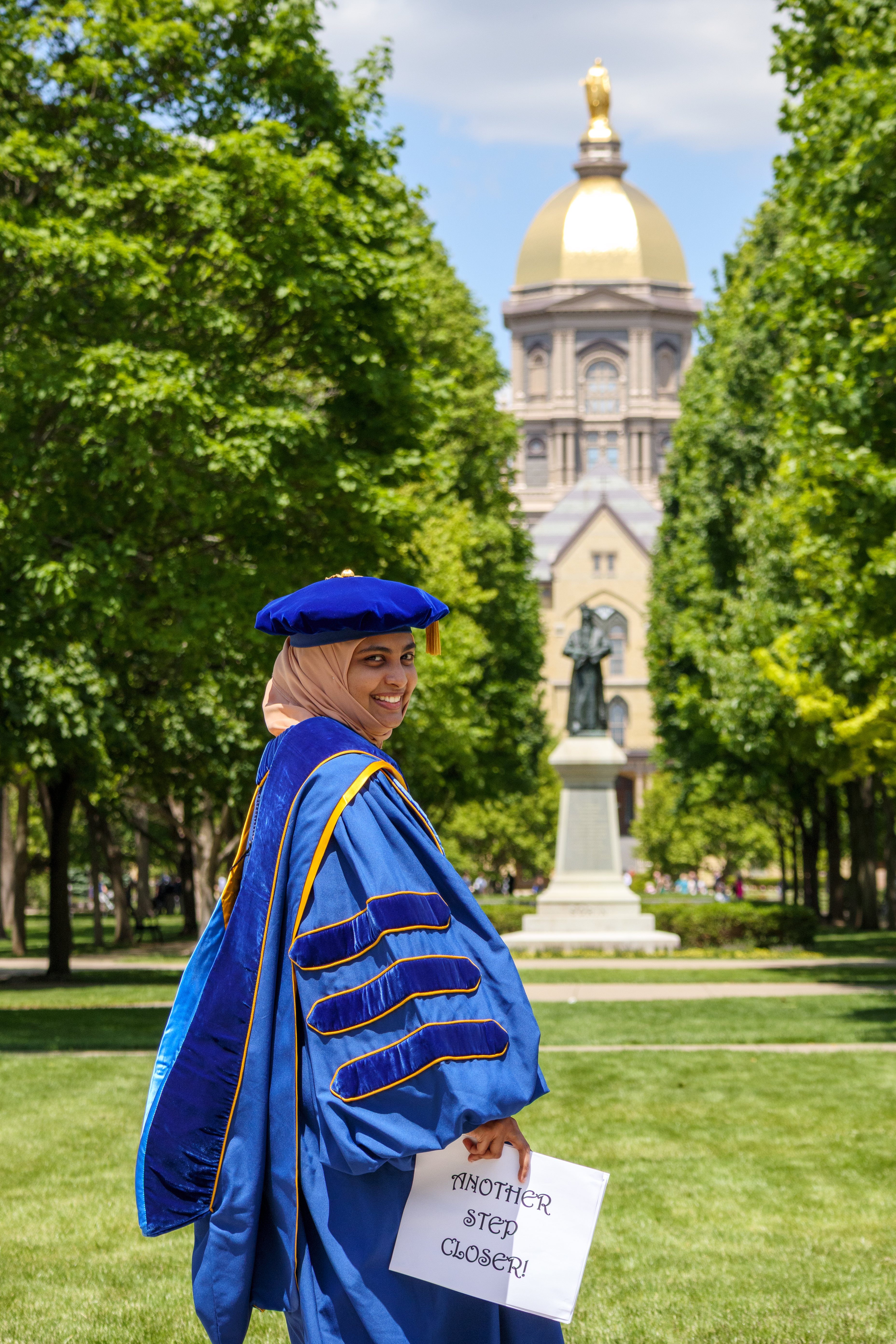 Graduation portrait, client 1